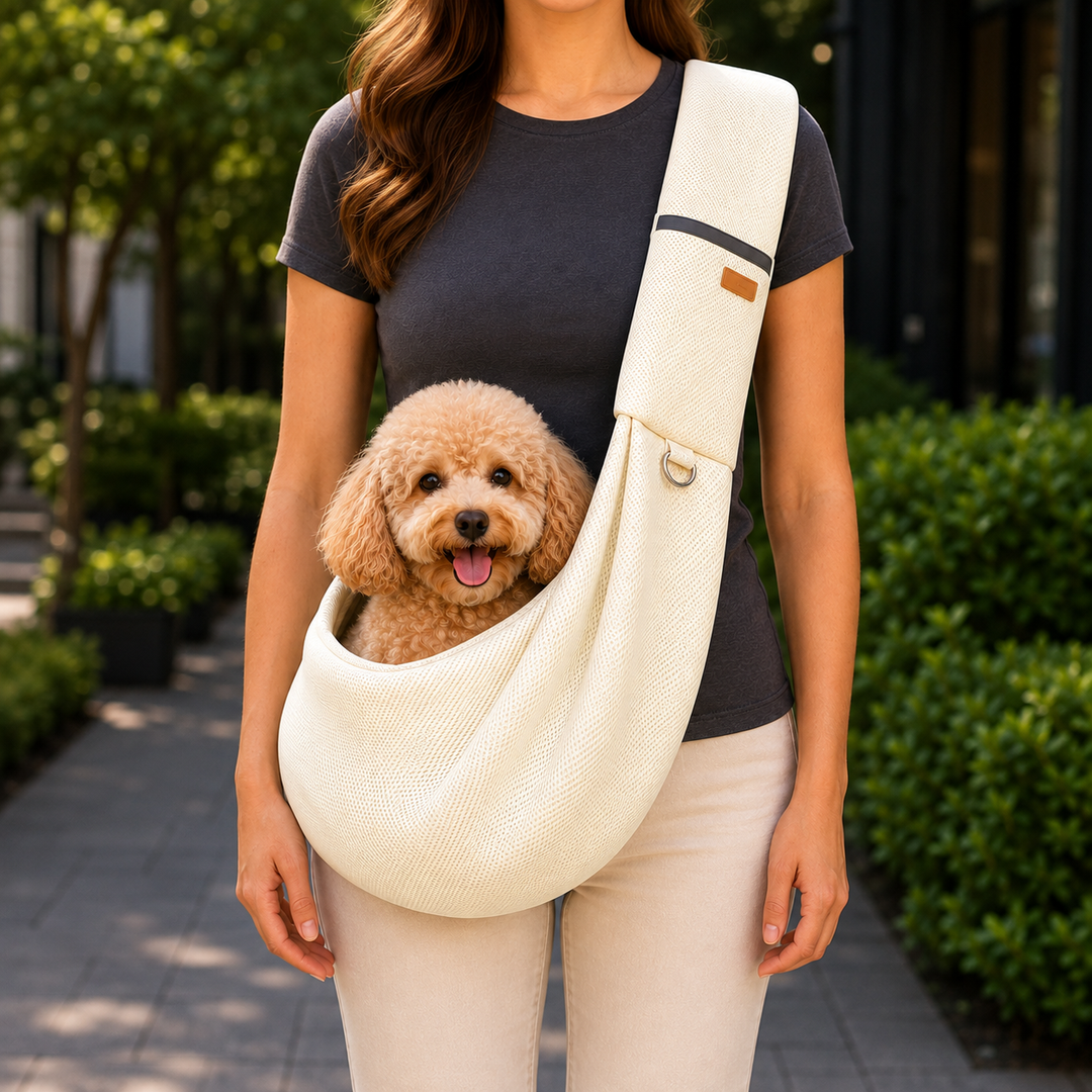 Crossbody Pet Sling Carrier for Small Dogs & Cats