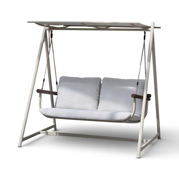2-Seater Outdoor Garden Swing Chair with Canopy | Padded Patio Swing Seat 3
