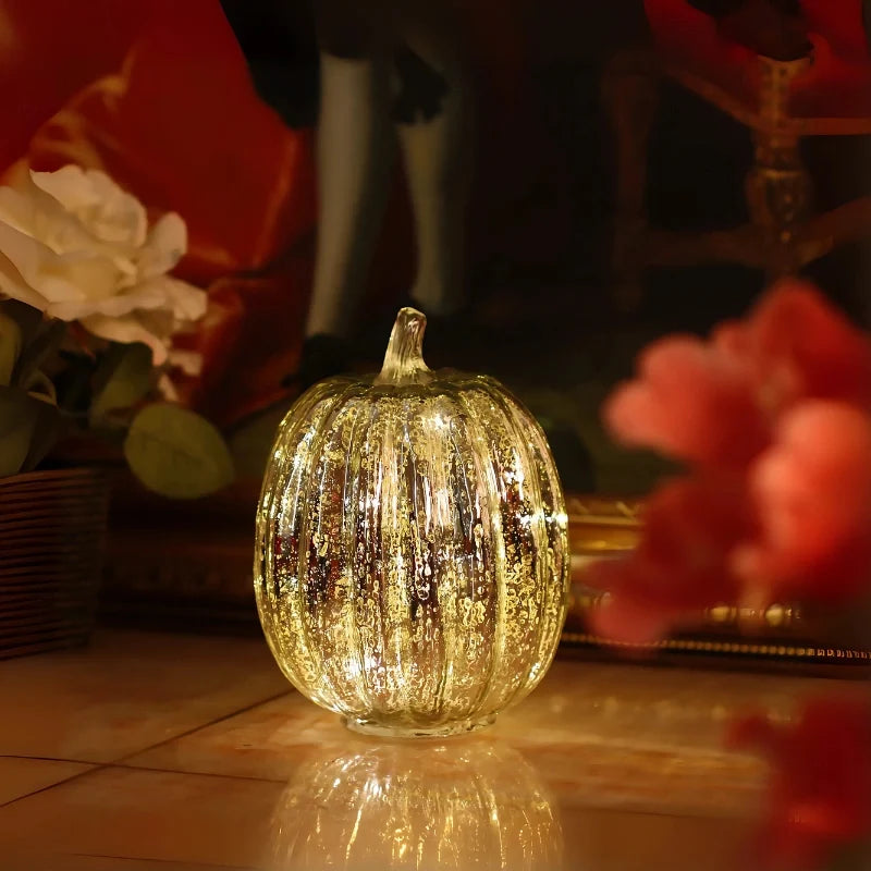 Hand-Blown Glass Lamp | Unique Hand-Blown Glass, Timer Function