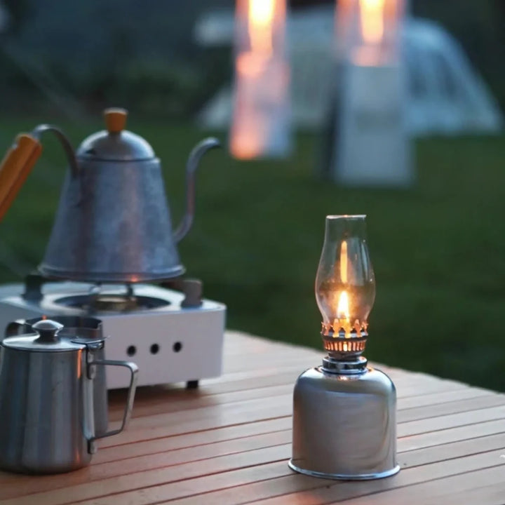 Oil Lamp | Timeless Vintage Design, Adjustable Flame Control