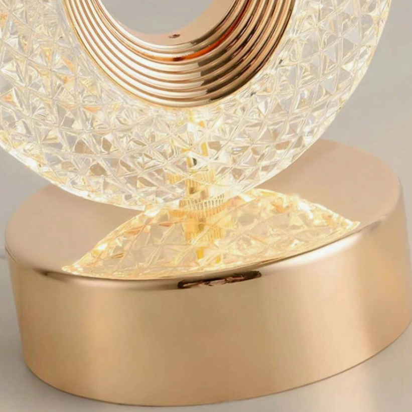 Regal Crystal Lamp | Stylish, Variability, Dimmable, Rechargeable