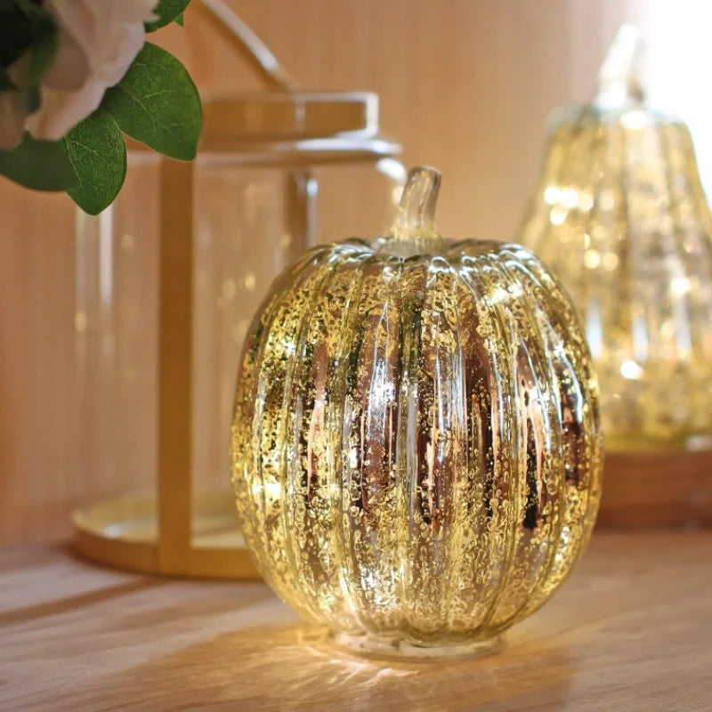 Hand-Blown Glass Lamp | Unique Hand-Blown Glass, Timer Function