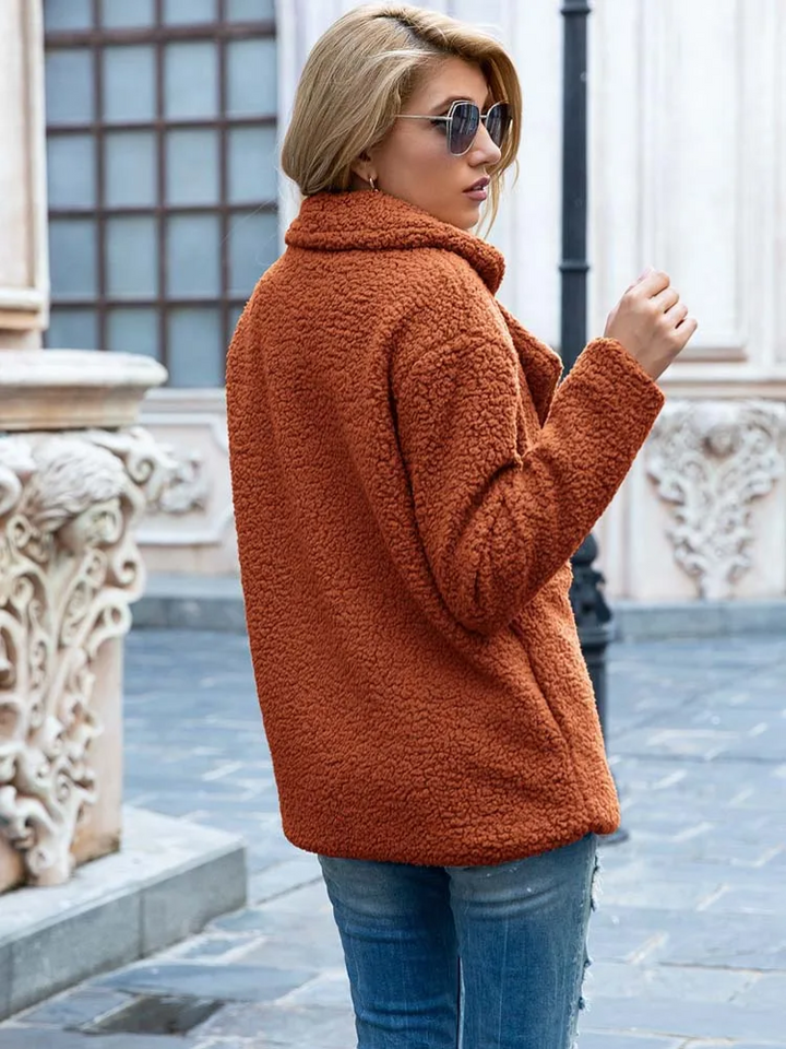 Women's Cosy Button-Front Coat