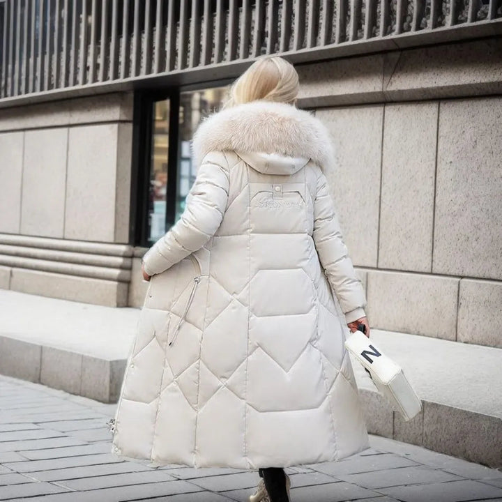 Women's Hooded Quilted Winter Coat