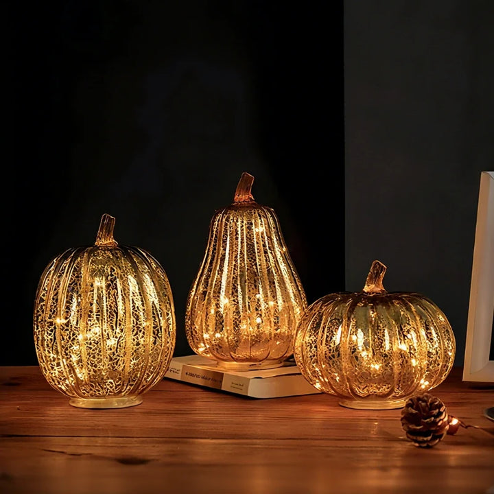 Hand-Blown Glass Lamp | Unique Hand-Blown Glass, Timer Function