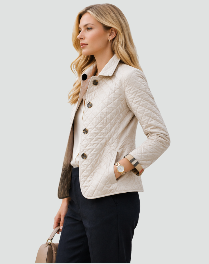 Women's Button-Front Padded Jacket for Layering, image 7