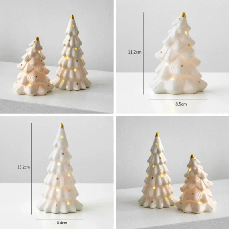 Ceramic Christmas Village | Handcrafted Light-Up Houses