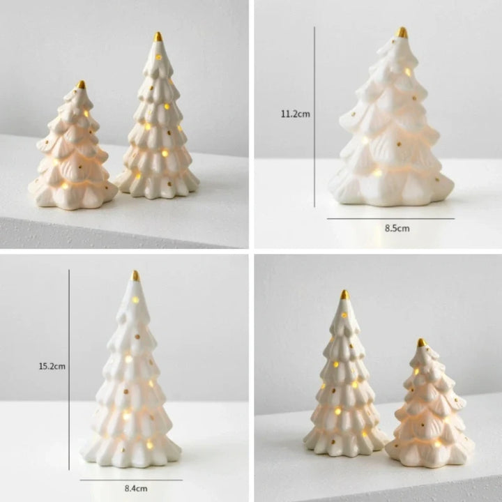 Ceramic Christmas Village | Handcrafted Light-Up Houses