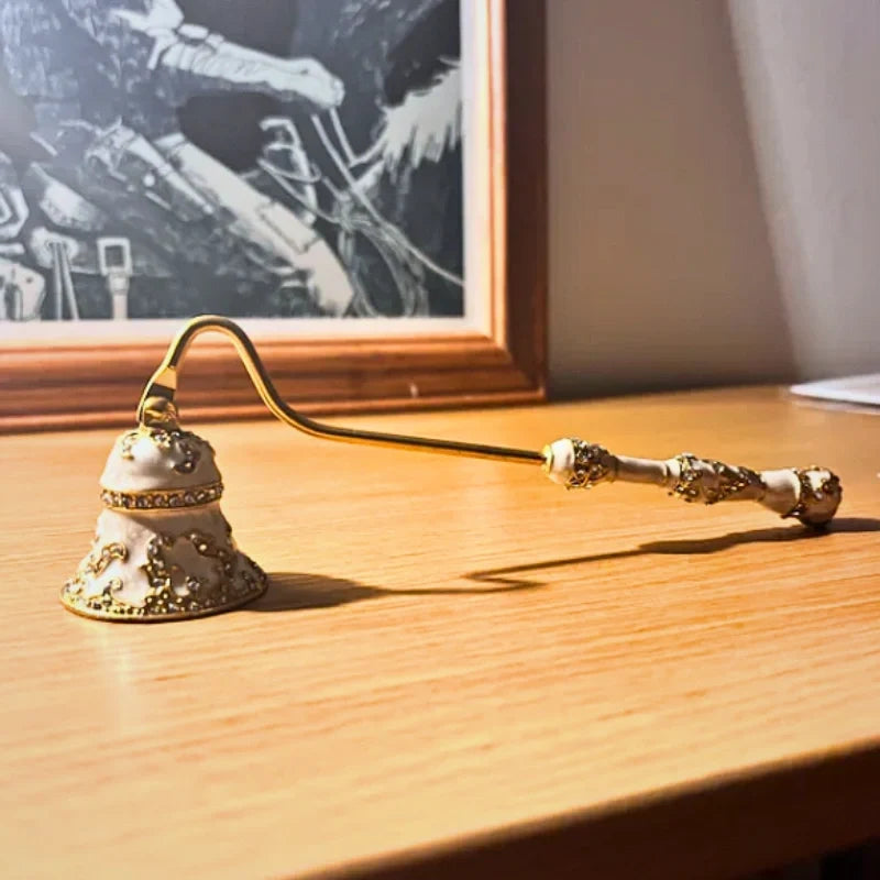 Candle Snuffer | Vintage Floral Design, Smoke-Free Snuffing