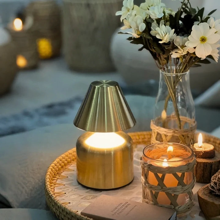 Table Lamp | Sculptural Metal Design, Customisable Illumination