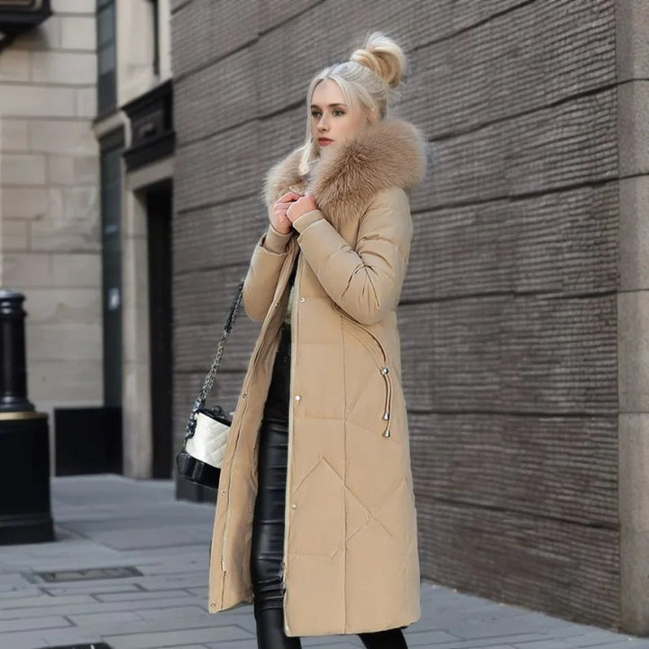 Women's Hooded Quilted Winter Coat