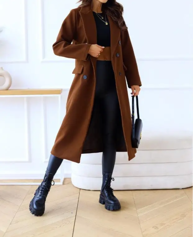 Women's Relaxed Fit Long Winter Coat