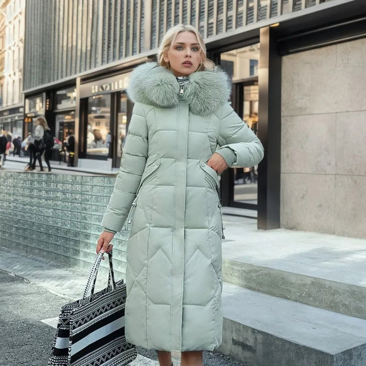 Women's Hooded Quilted Winter Coat