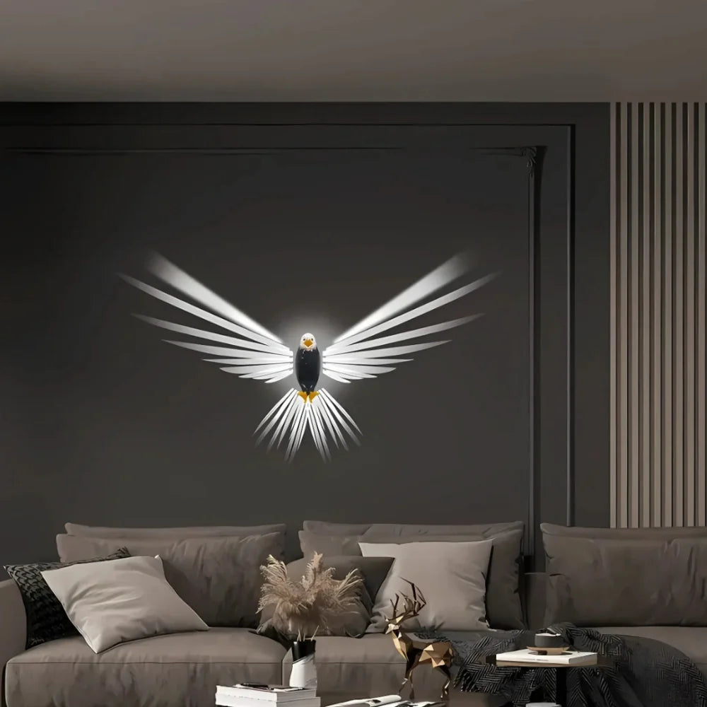 Bird Wing Wall Light | Eagle, Owl and Peacock LED Wall Lamp