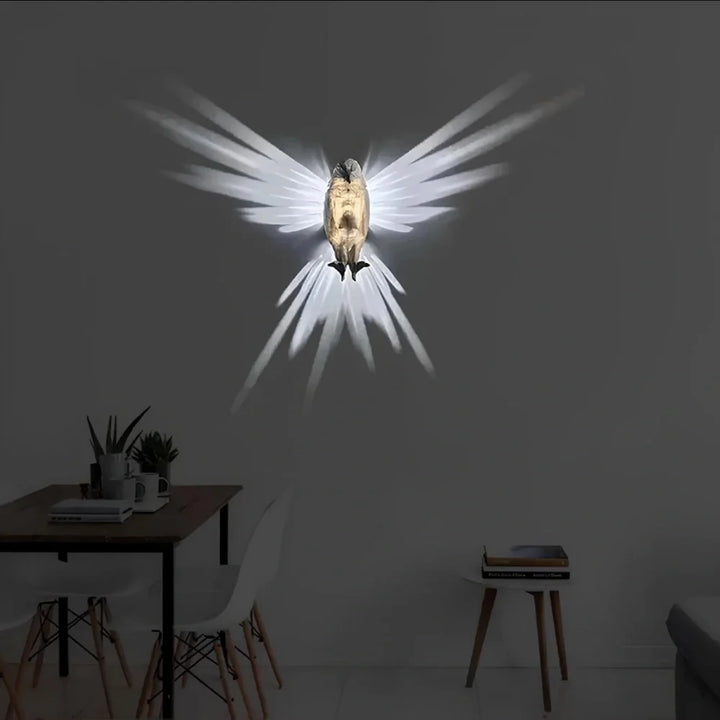 Bird Wing Wall Light | Eagle, Owl and Peacock LED Wall Lamp