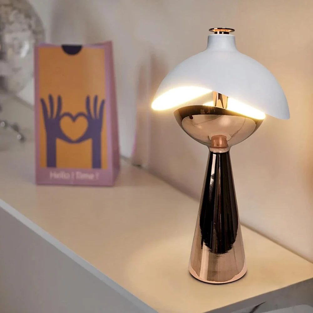 Sculpted Table Lamp | Portable & Stylish, Anti-Glare Soft Lighting