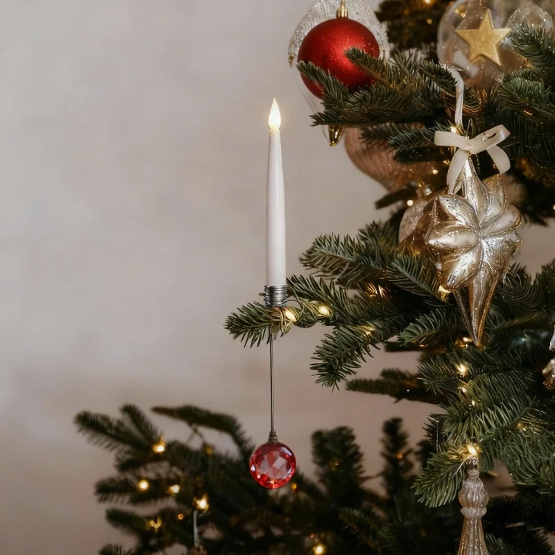 Christmas Tree Candles | Realistic Flickering Flame