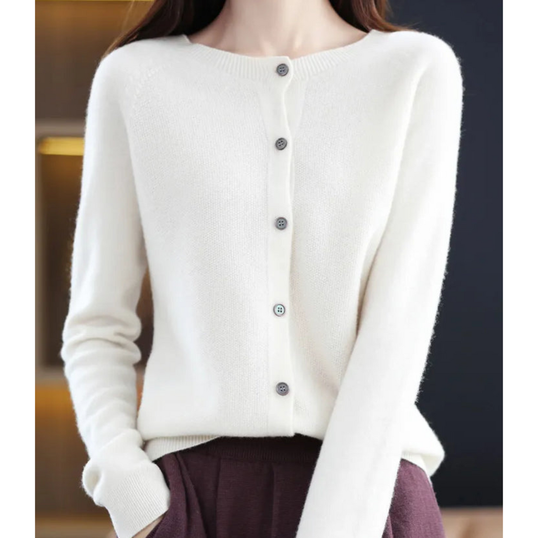 Women's Relaxed Fit Button-Front Cardigan