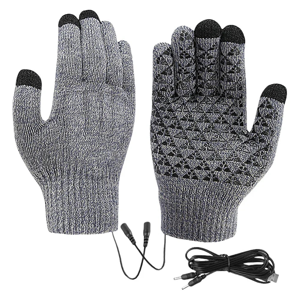 USB Touchscreen Heated Gloves for Winter