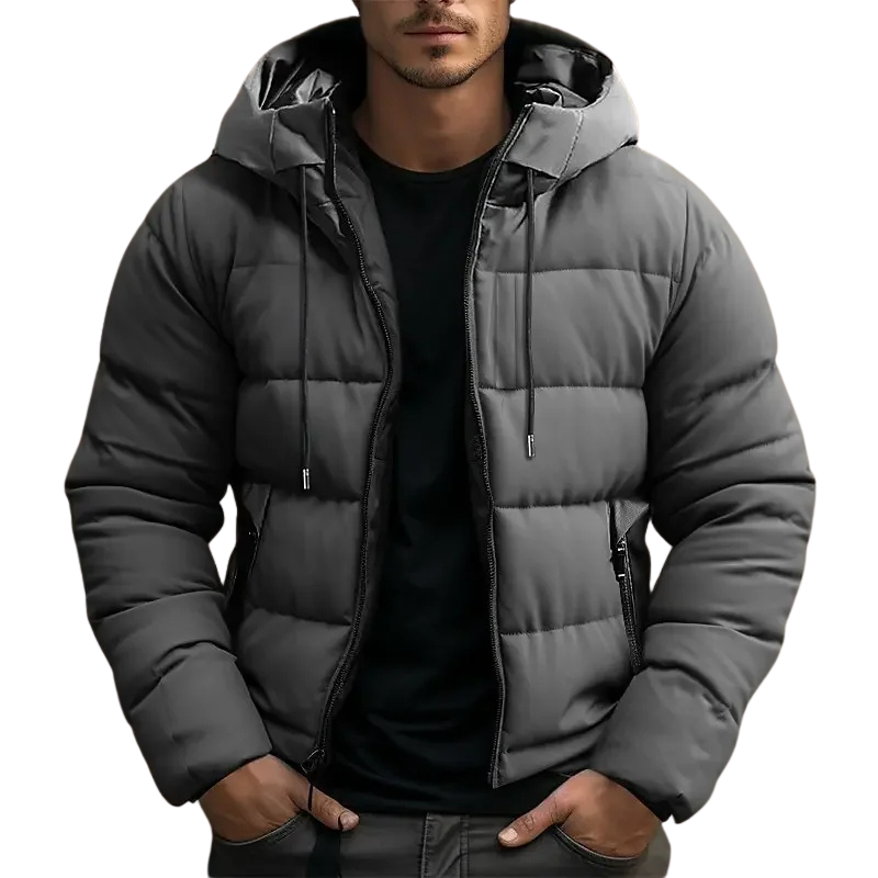 Hooded Puffer Winter Jacket for Men in Sizes S to 5XL (2)