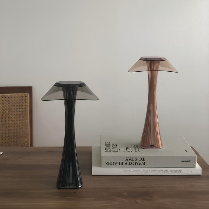 Sculpted Flare Lamp | Stylish and Elegant Design, Rechargeable Battery