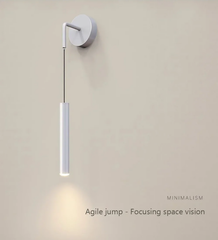Modern Aluminium LED Wall Light – Minimalist Bedside Reading Sconce |