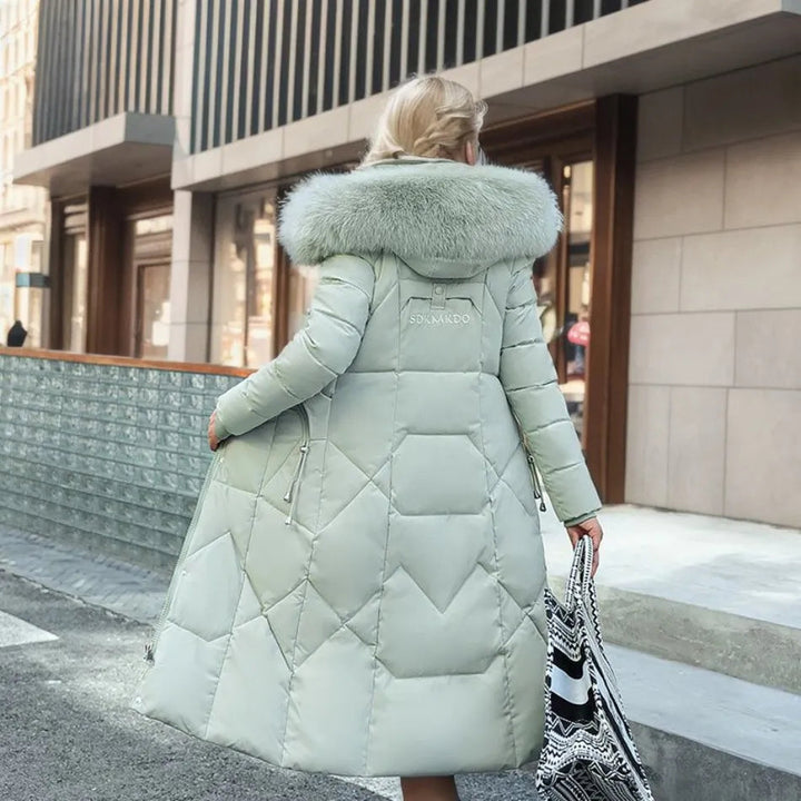 Women's Hooded Quilted Winter Coat