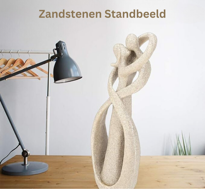 Abstract Embrace Couple Figurine