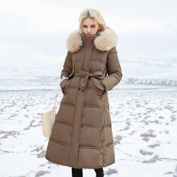 Women's Long Warm Hooded Winter Coat