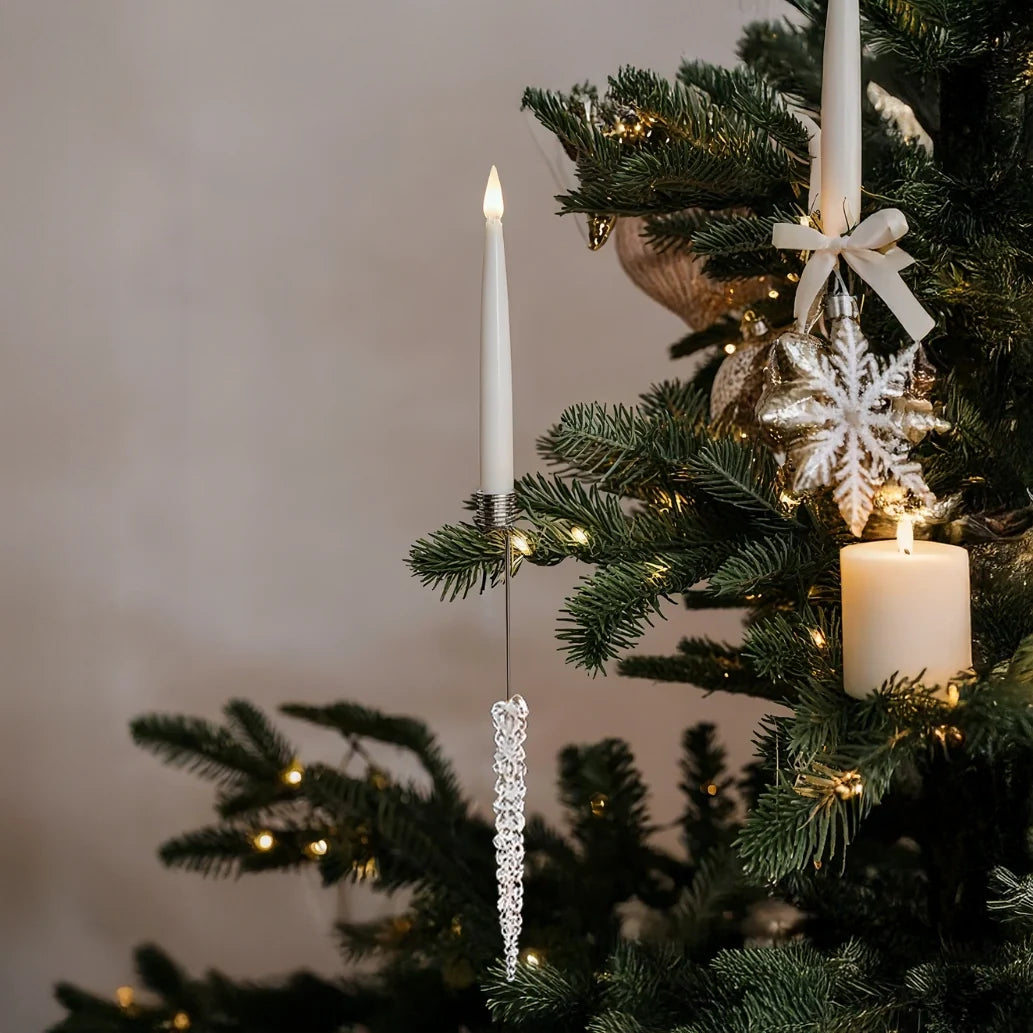 Christmas Tree Candles | Realistic Flickering Flame