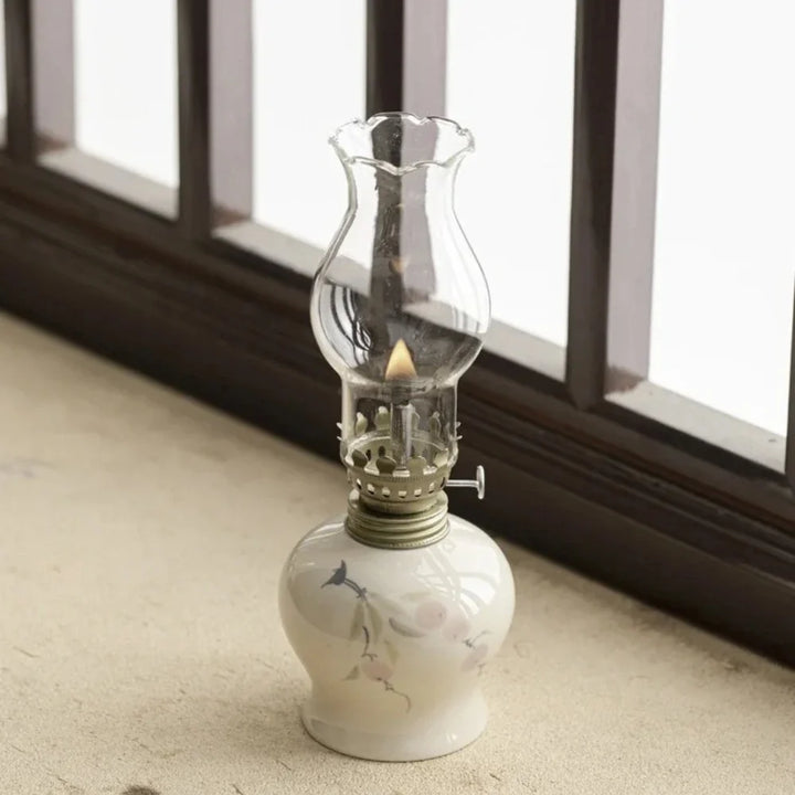 Oil Lantern | Artisan-Crafted Design, Adjustable Flame Control