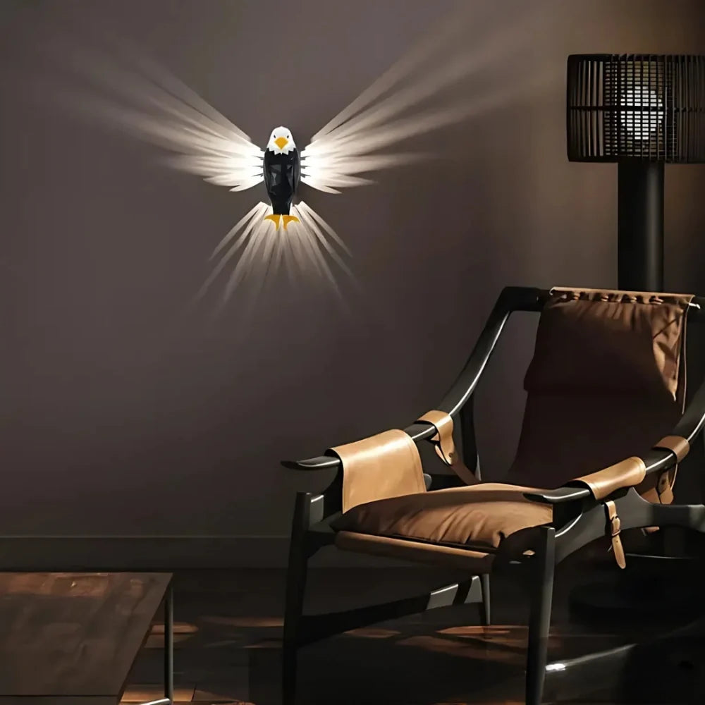 Bird Wing Wall Light | Eagle, Owl and Peacock LED Wall Lamp