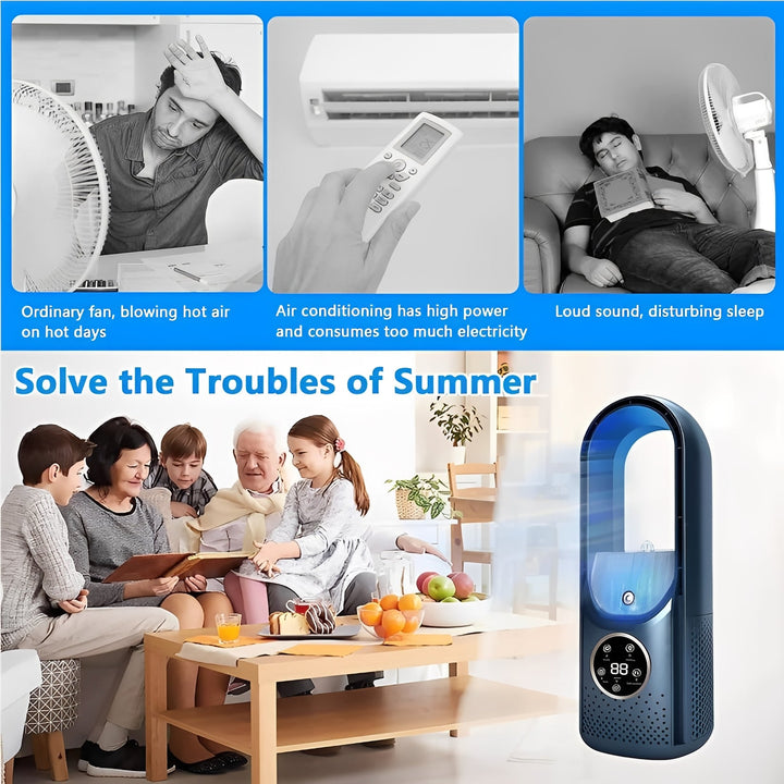 3 in 1 Portable Air Cooling Fan with Humidifier and DC Brushless Motor 3