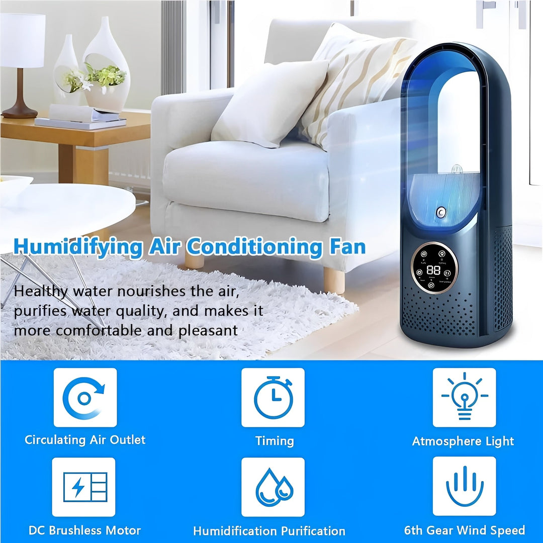 3 in 1 Portable Air Cooling Fan with Humidifier and DC Brushless Motor 4