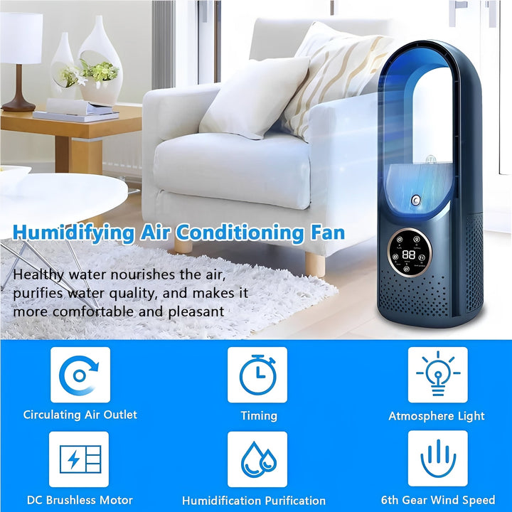 3 in 1 Portable Air Cooling Fan with Humidifier and DC Brushless Motor 4