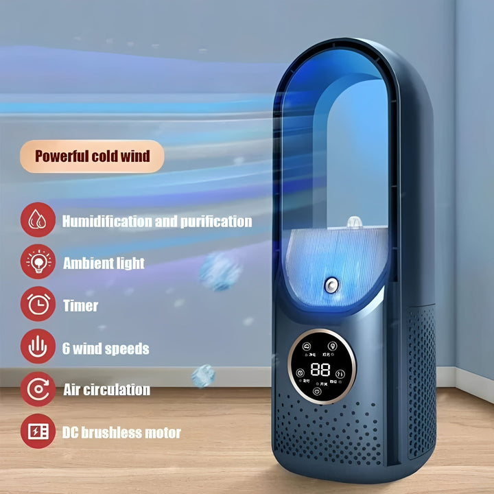 3 in 1 Portable Air Cooling Fan with Humidifier and DC Brushless Motor 5
