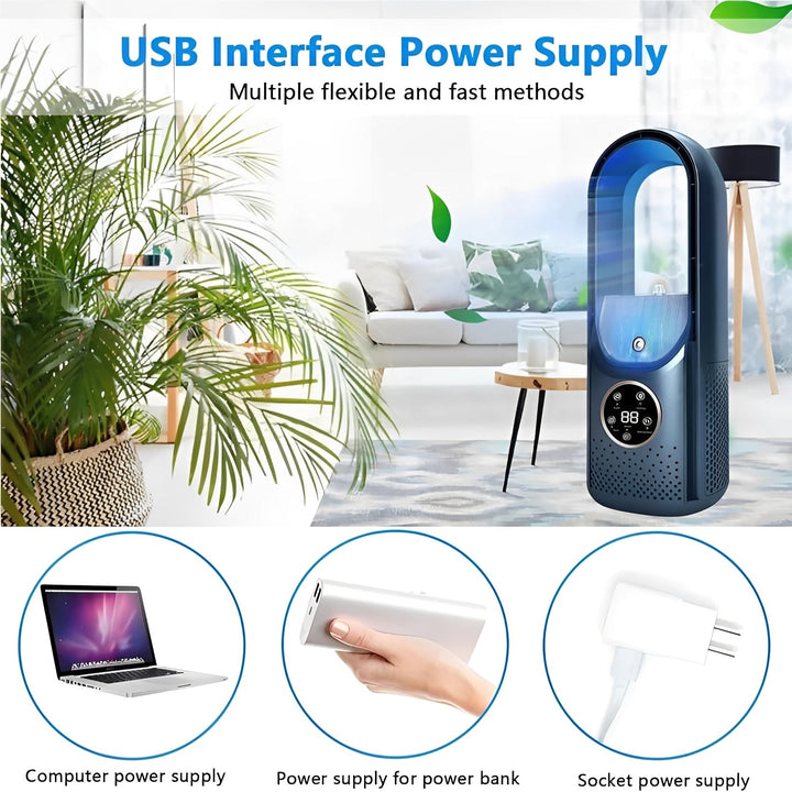 3 in 1 Portable Air Cooling Fan with Humidifier and DC Brushless Motor 6