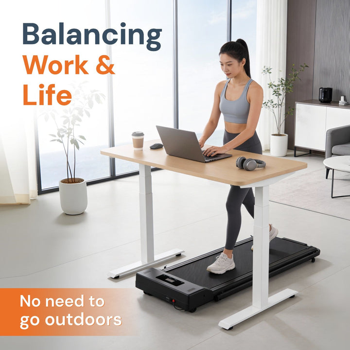 Foldable Handrails 2 in 1 Walking/Running Pad