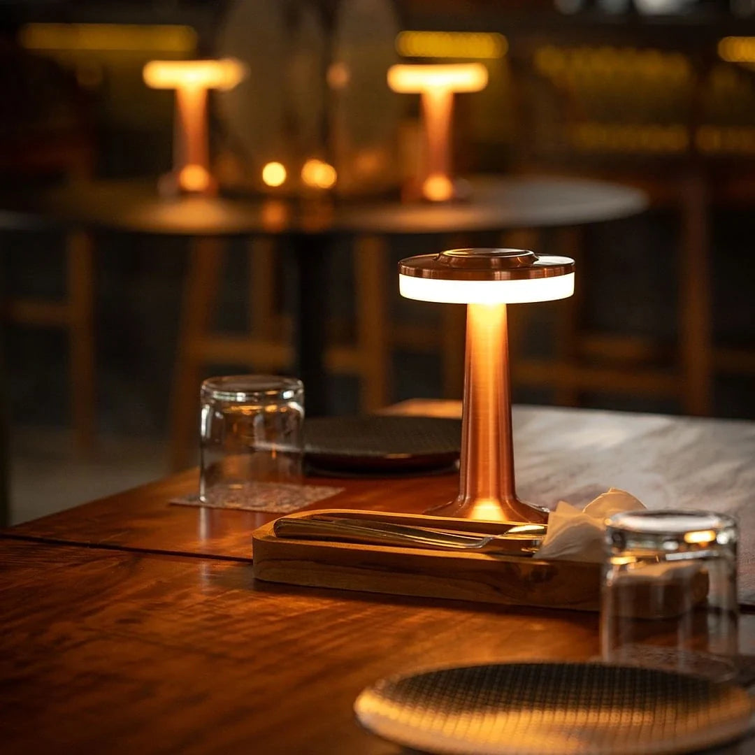 Retro Bar Table Lamp | Refined Design, Versatile Lighting Control