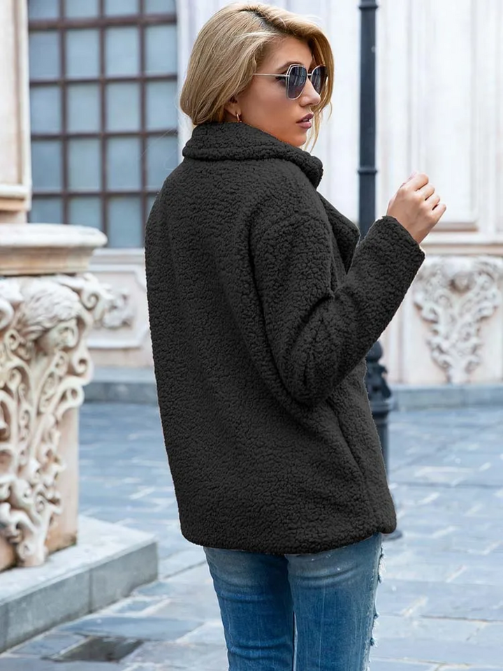 Women's Cosy Button-Front Coat