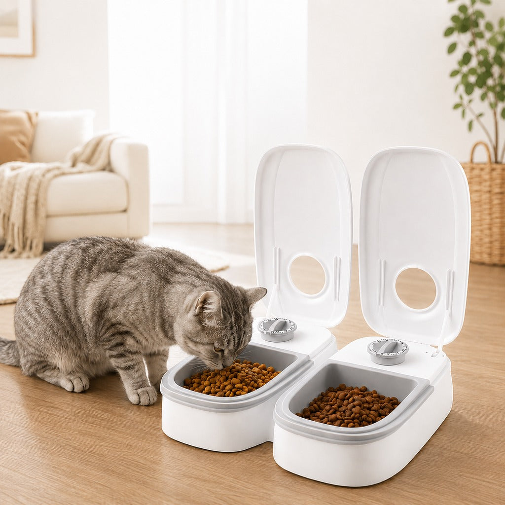 48-Hour Timed Pet Feeder for Cats & Small Dogs