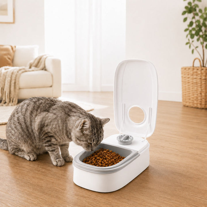 48-Hour Timed Pet Feeder for Cats & Small Dogs