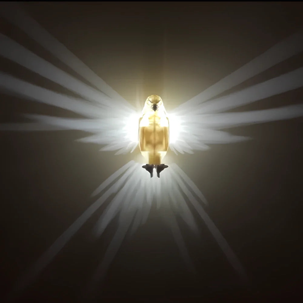 Bird Wing Wall Light | Eagle, Owl and Peacock LED Wall Lamp
