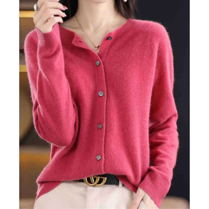 Women's Relaxed Fit Button-Front Cardigan