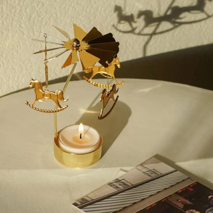 Candle Carousel | Whispers in Motion, Decorative & Versatile