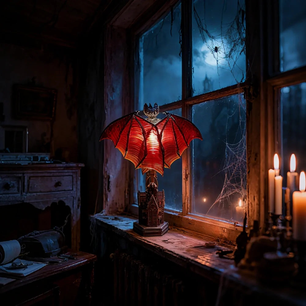 Bat Lamp | Gothic Craftsmanship, Versatile Statement Piece