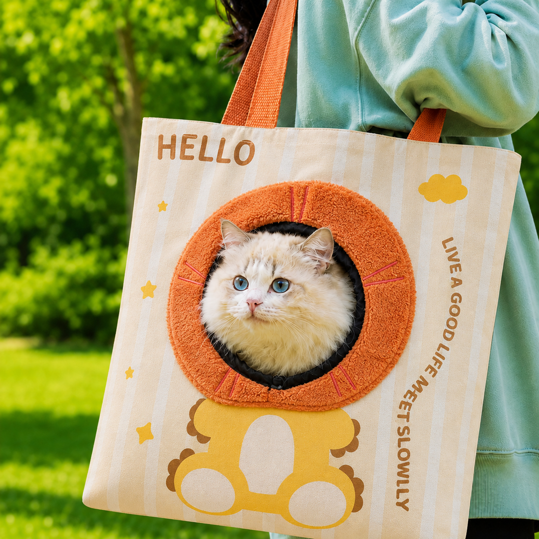 Portable Small Pet Travel Tote Bag for Daily Outings