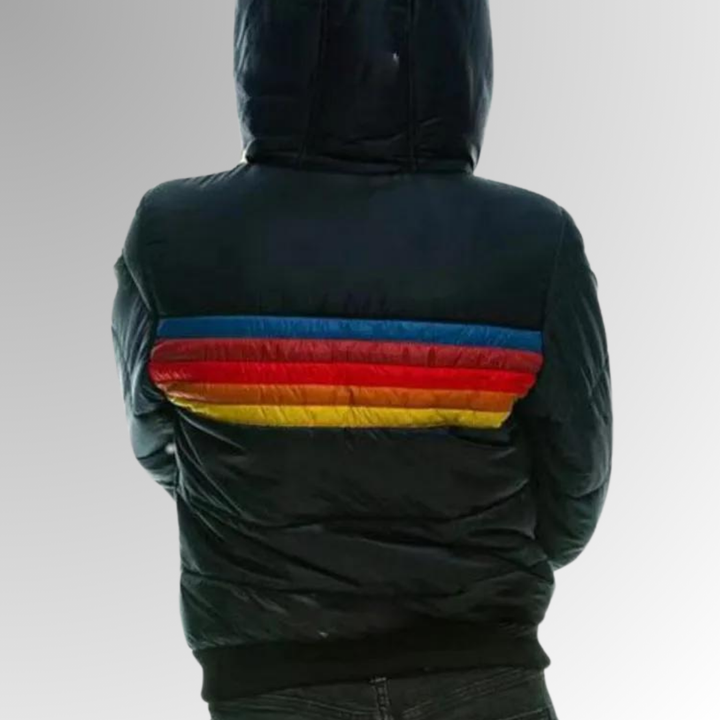 Women's Retro Striped Quilted Jacket