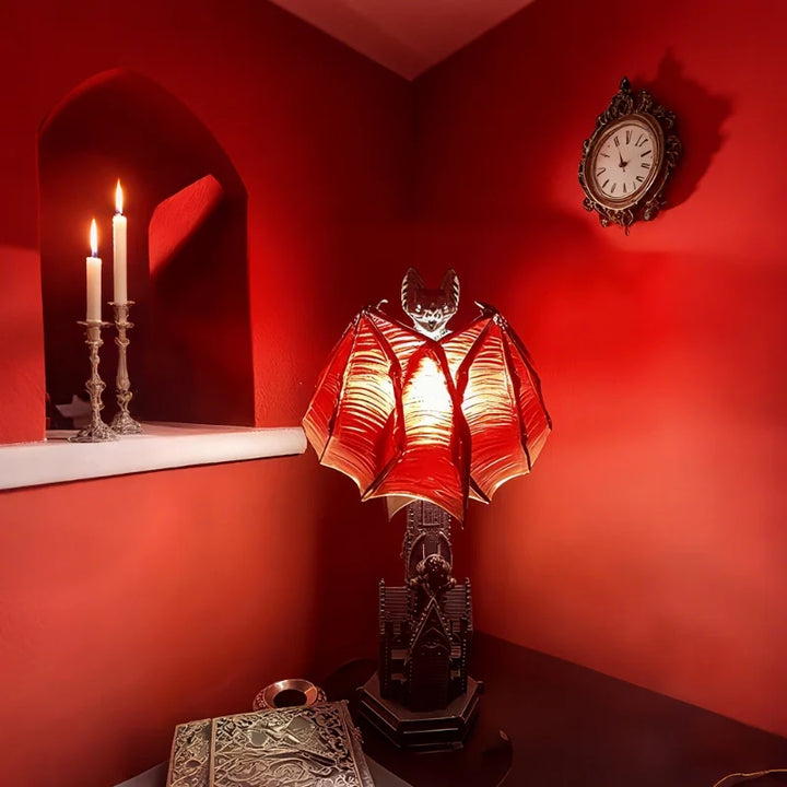 Bat Lamp | Gothic Craftsmanship, Versatile Statement Piece
