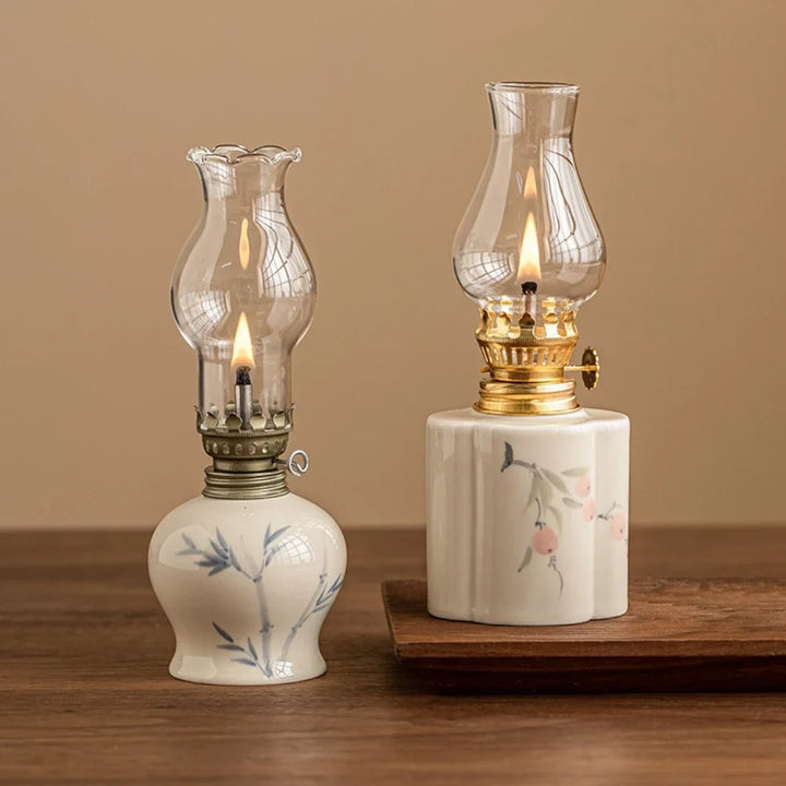 Oil Lantern | Artisan-Crafted Design, Adjustable Flame Control
